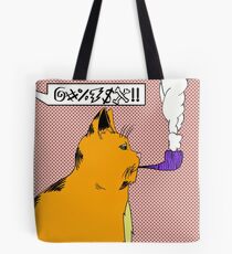 Bolsa de tela El gato que fuma