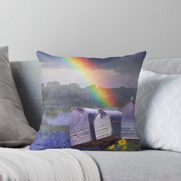 Item preview, mailboxes bluebonnets and meadowlark in rainbow designed and sold by R Christopher  Vest.