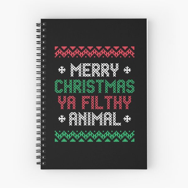 Item preview, Merry Christmas Ya Filthy Animal  designed and sold by SimplyNewDesign.