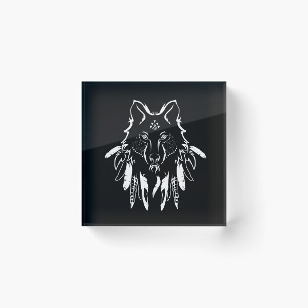 Item preview, Wolf Tribe White designed and sold by Barnissim.