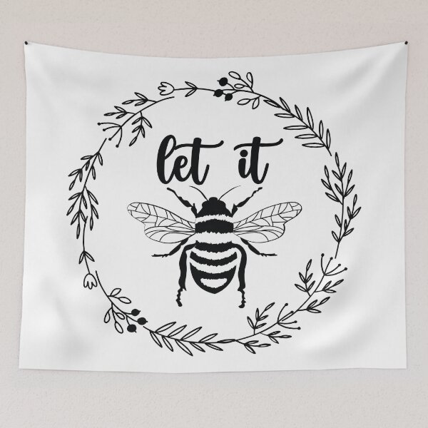 Item preview, wreath let it bee designed and sold by snowgirlshop.