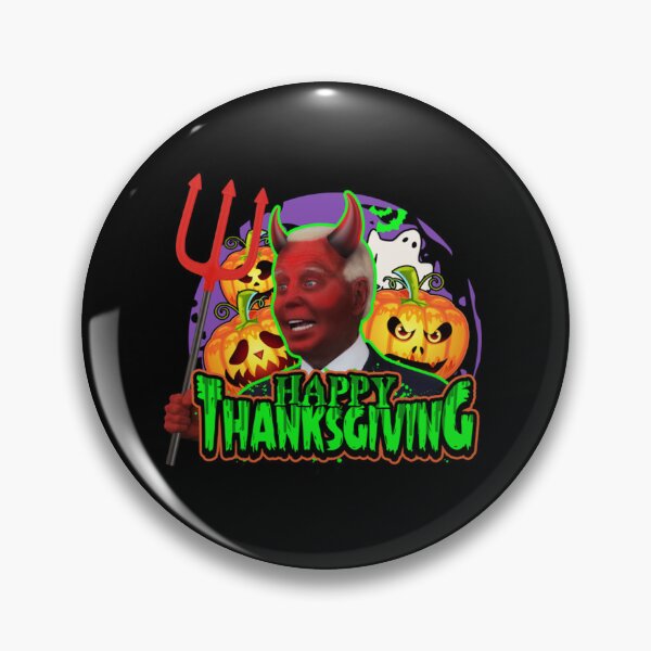 Artikelvorschau, Biden Halloween Verwirrt Happy Thanksgiving Devil Kostüm entworfen und verkauft von RonniePotter78.