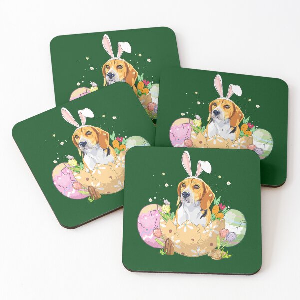 Item preview, Beagle Dog Funny Easter Eggs Beagle Bunny Dog Lover Christians designed and sold by Positiv3Arts.