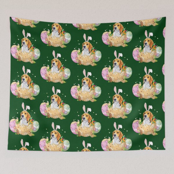 Item preview, Beagle Dog Funny Easter Eggs Beagle Bunny Dog Lover Christians designed and sold by Positiv3Arts.