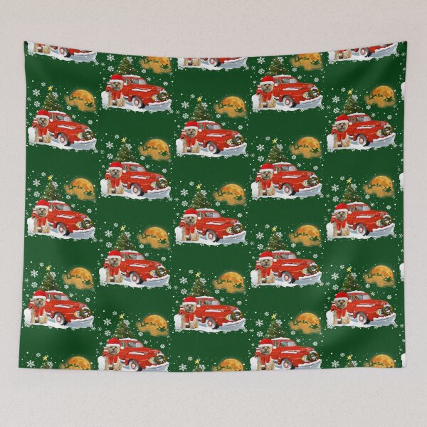 Item preview, Cairn Terrier Vintage Wagon Red Truck Christmas Tree Pajamas91 designed and sold by Positiv3Arts.