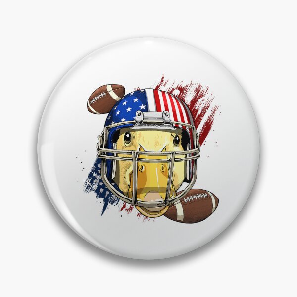 Item preview, Duck American Football Duck Lovers USA Flag 283 designed and sold by Positiv3Arts.