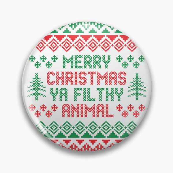 Item preview, Merry Christmas Ya Filthy Animal Funny designed and sold by SimplyNewDesign.