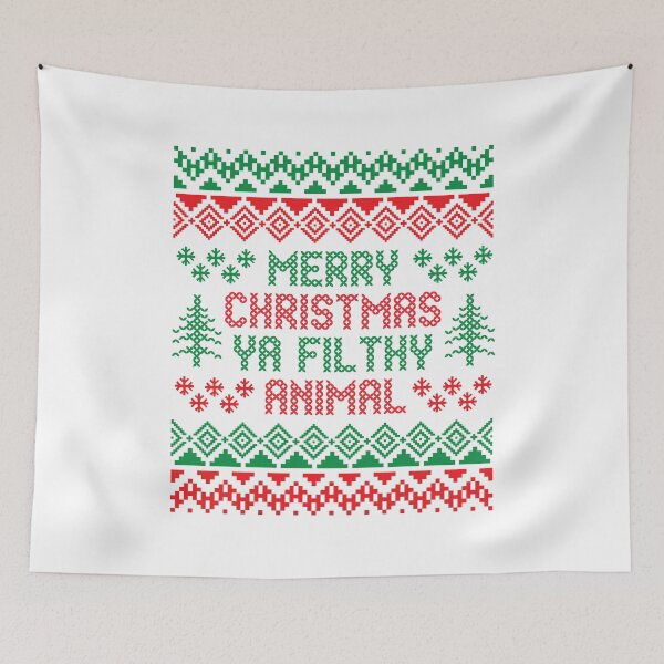 Item preview, Merry Christmas Ya Filthy Animal Funny designed and sold by SimplyNewDesign.