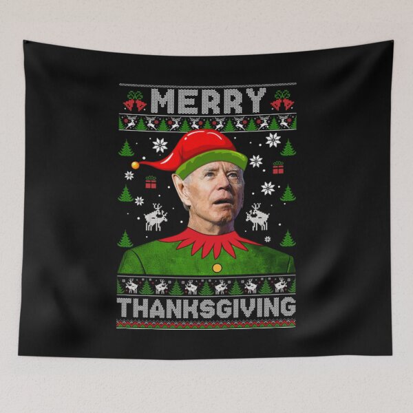 Item preview, Funny Joe Biden Merry Thanksgiving Biden ugly Christmas designed and sold by RonniePotter78.