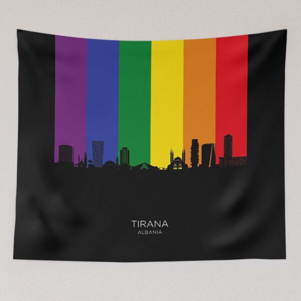 Item preview, Tirana Albania Skyline designed and sold by ArtPrints.