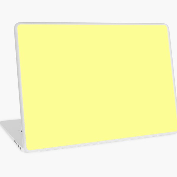 Pastel Yellow Laptop Skin