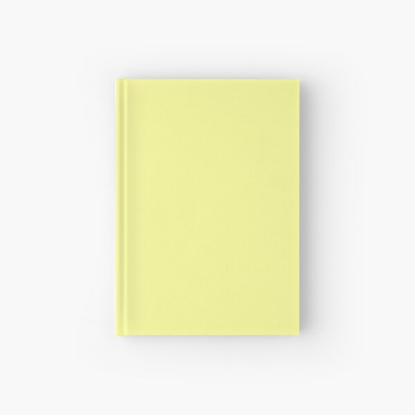 Pastel Yellow Hardcover Journal
