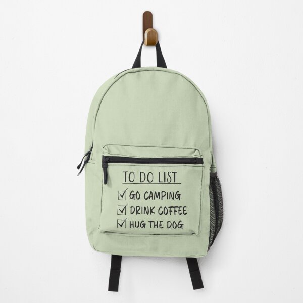 Item preview, Go Camping, Drink Coffee, Hug The Dog - Checklist designed and sold by Primroaddesigns.