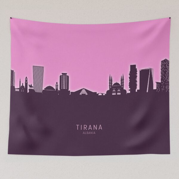 Item preview, Tirana Albania Skyline designed and sold by ArtPrints.