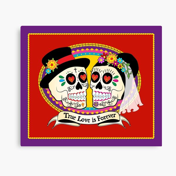Los Novios (English) Canvas Print