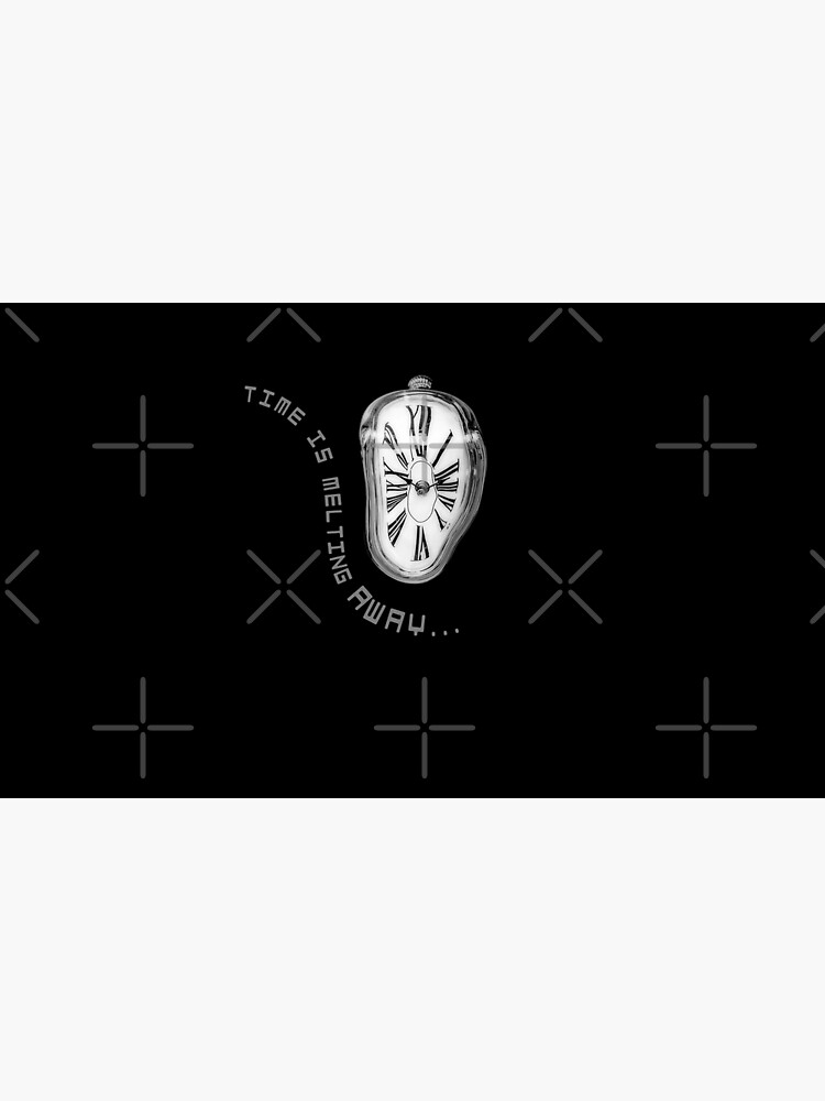Thumbnail 6 of 6, Pet Bandana, Surreal Melting Clock. Time is melting away. designed and sold by Victoria Avvacumova.
