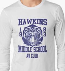 Hawkins Middle School AV Club Long Sleeve T-Shirt