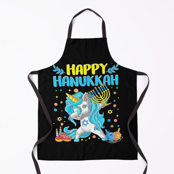 Item preview, Dabbing Unicorn Happy Hanukkah Jewish Chanukah Kids64 designed and sold by Studio12b.
