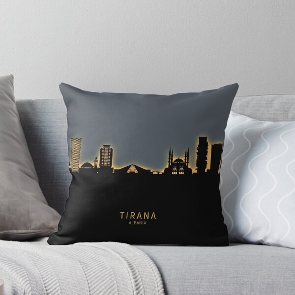 Artikelvorschau, Tirana Albania Skyline entworfen und verkauft von ArtPrints.