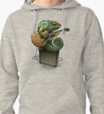 Chameleon Plays the Blues... plus a few other colors Pullover Hoodie