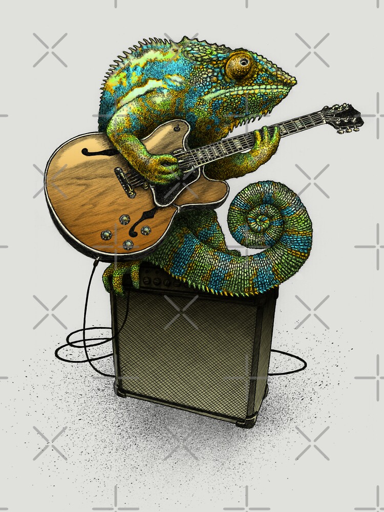Chameleon Plays the Blues... plus a few other colors by CatLauncher