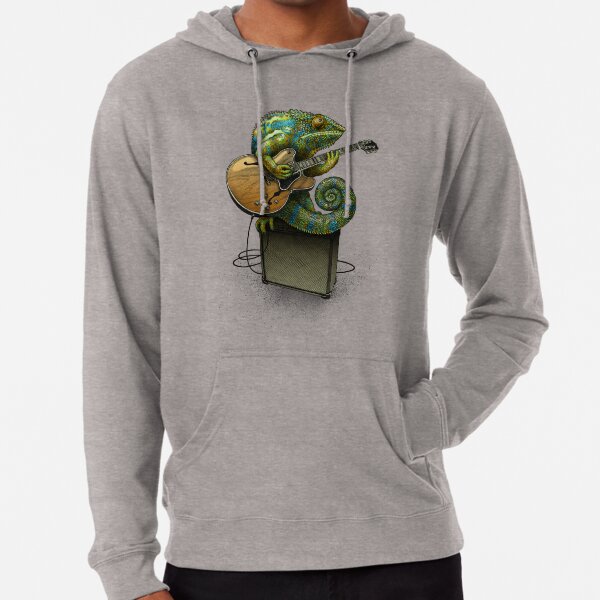 Chameleon Plays the Blues... plus a few other colors Lightweight Hoodie