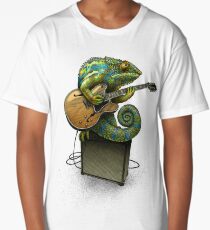 Chameleon Plays the Blues... plus a few other colors Long T-Shirt