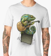 Chameleon Plays the Blues... plus a few other colors Men's Premium T-Shirt