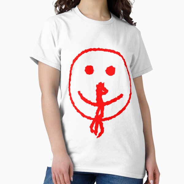 Bloody Nose Smiley Face Classic T-Shirt