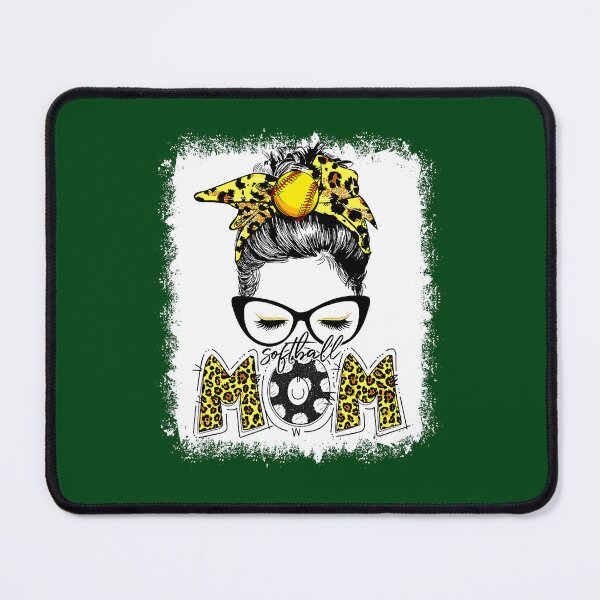 Item preview, Softball Bleached Softball Mom Messy Bun Game Day Mothers Day designed and sold by Studio12b.