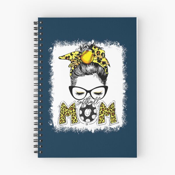 Item preview, Softball Bleached Softball Mom Messy Bun Game Day Mothers Day designed and sold by Studio12b.