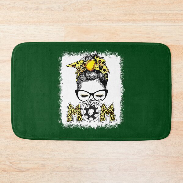 Item preview, Softball Bleached Softball Mom Messy Bun Game Day Mothers Day designed and sold by Studio12b.