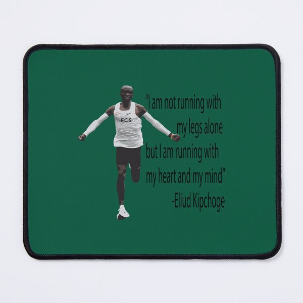Item preview, Eliud Kipchoge - Running with the heart and mind   designed and sold by ArtOfYourSuaces.