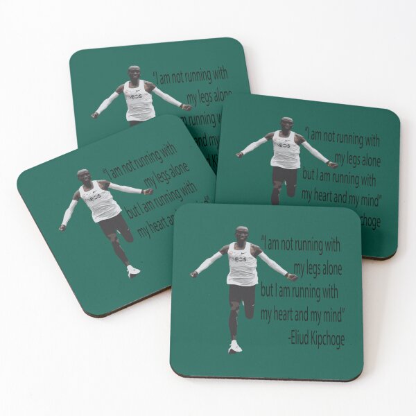 Item preview, Eliud Kipchoge - Running with the heart and mind   designed and sold by ArtOfYourSuaces.
