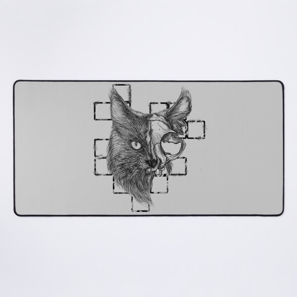 Item preview, Lynx Skull Black and White designed and sold by Greydn.