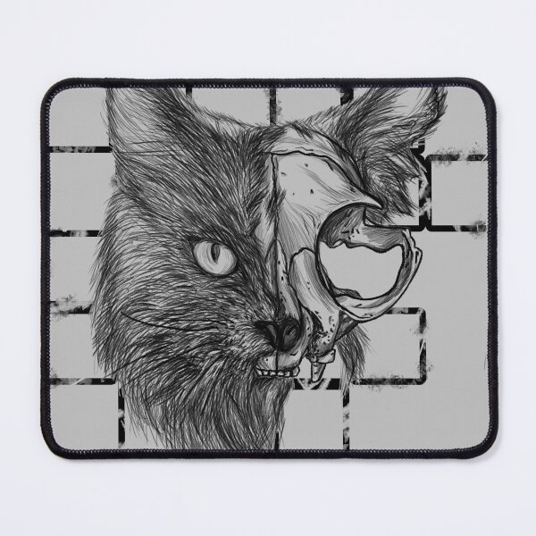 Item preview, Lynx Skull Black and White designed and sold by Greydn.