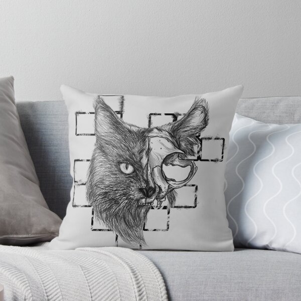 Item preview, Lynx Skull Black and White designed and sold by Greydn.