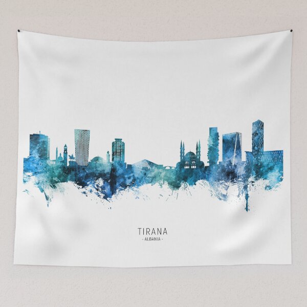 Item preview, Tirana Albania Skyline designed and sold by ArtPrints.