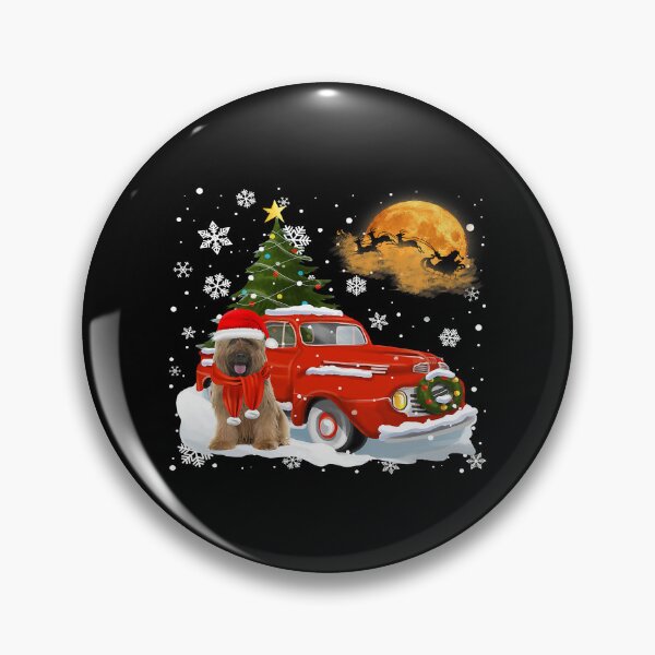Item preview, Briard Vintage Wagon Red Truck Christmas Tree Pajamas121 designed and sold by Studio12b.