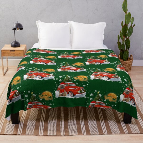Item preview, Briard Vintage Wagon Red Truck Christmas Tree Pajamas121 designed and sold by Studio12b.