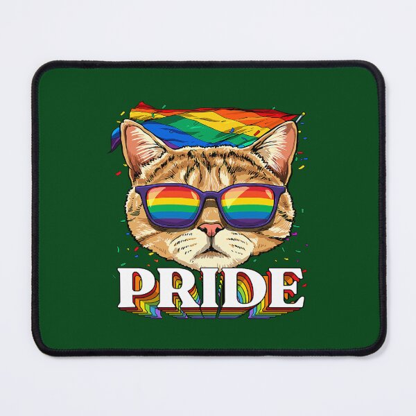 Item preview, LGBT Cat Gay Pride LGBTQ Rainbow Flag Sunglasses 186 designed and sold by Studio12b.