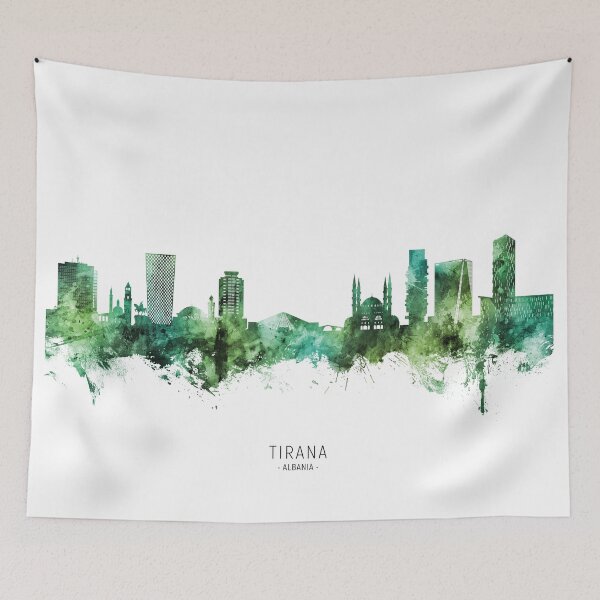 Item preview, Tirana Albania Skyline designed and sold by ArtPrints.
