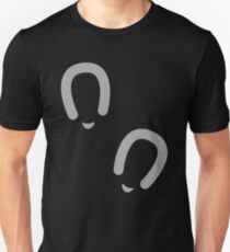 Silver horse hooves Unisex T-Shirt
