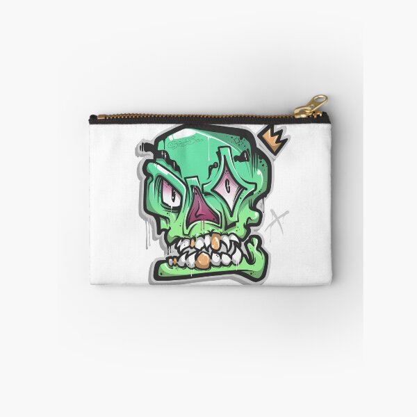 Item preview, Green Graffiti Skull designed and sold by Graffitidesign.