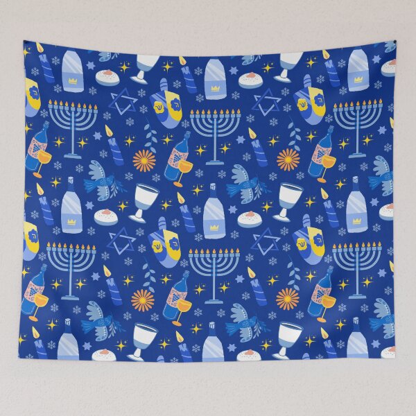 Item preview, Happy Hanukkah Pattern | Hanukkah Pattern Lovers  designed and sold by SeemDev786.