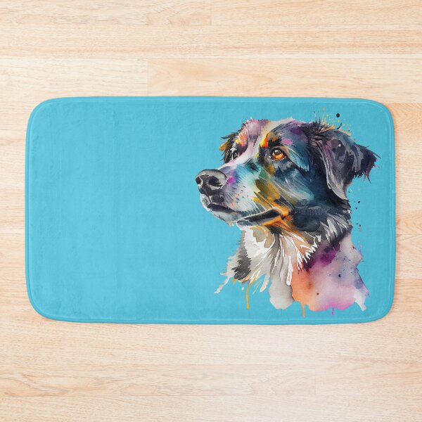 Item preview, Dog Colourful Art | Watercolor Painting of the Dog designed and sold by KOTOdesign.