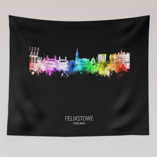 Item preview, Felixstowe England Skyline designed and sold by ArtPrints.