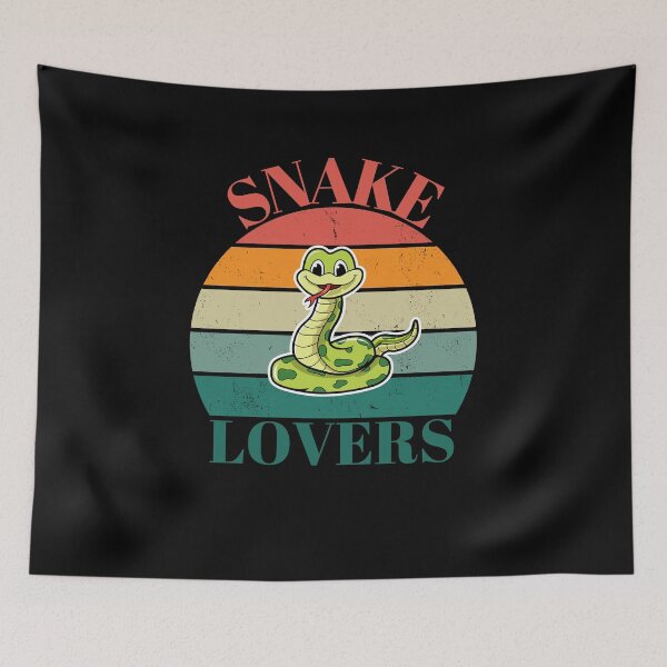 Item preview, Snake Lovers retro sunset designed and sold by Diamaber.