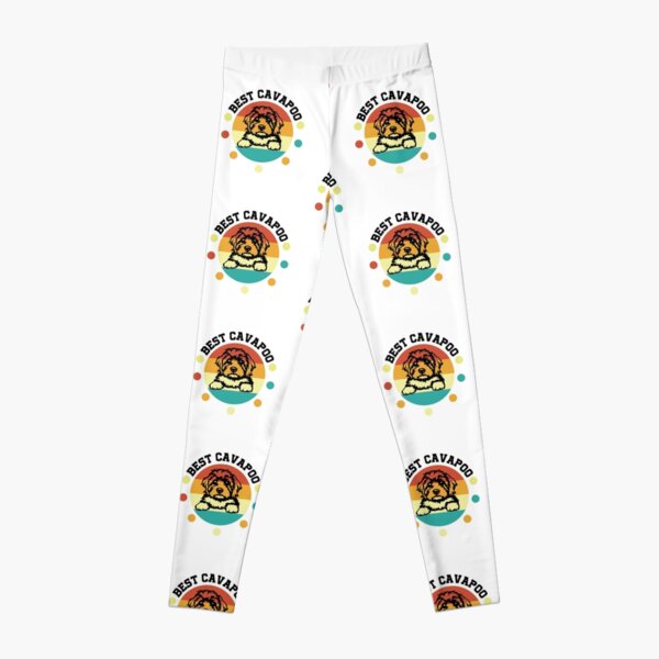 Best Cavapoo Dog Cavalier King Charles and Poodle dog Cavadoodle Cavoodle Leggings