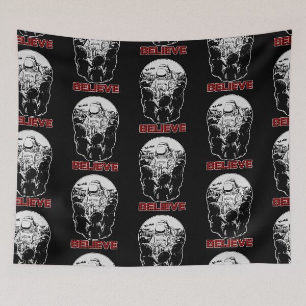 Item preview, Alien Santa Christmas Believer - Funny Alien Christmas  designed and sold by Myth-Creatures.